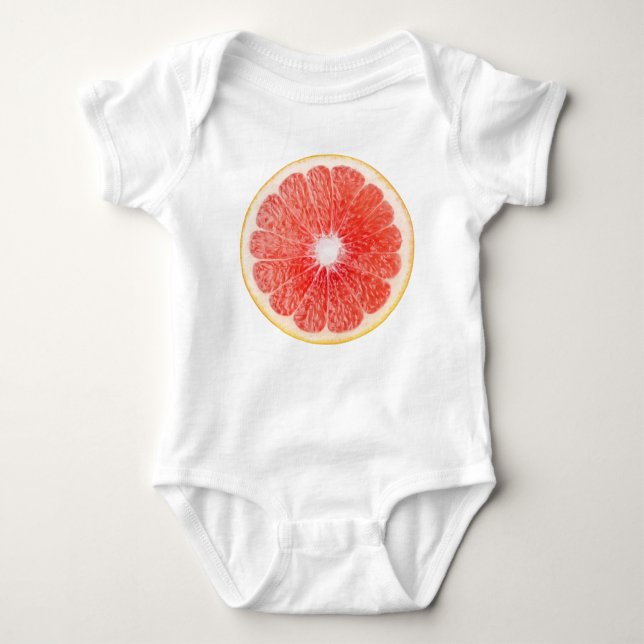 Slice of grapefruit baby bodysuit (Front)