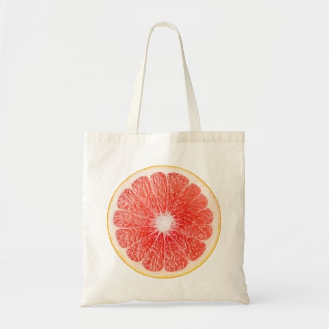 Slice of grapefruit tote bag (Front)