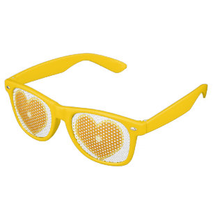 Slice of Heart Shaped Orange - Fun Party Shades