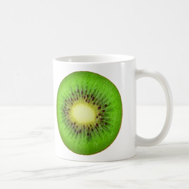 Slice of kiwi coffee mug (Right)