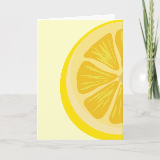 Slice of Lemon Card (Front)