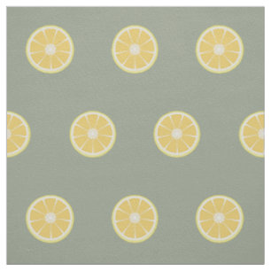 slice of lemon fabric