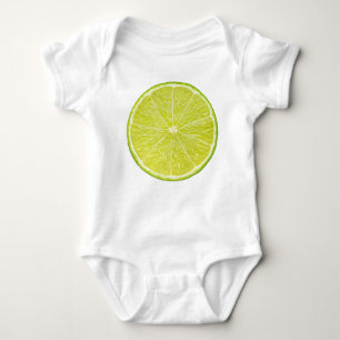 Slice of lime baby bodysuit