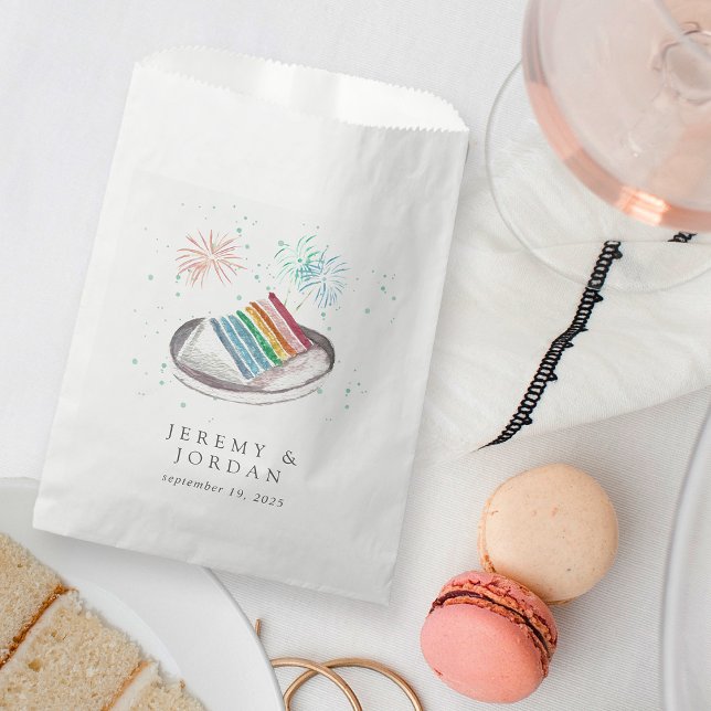 Slice of Love Personalised Couples Favour Bags (Creator Uploaded)