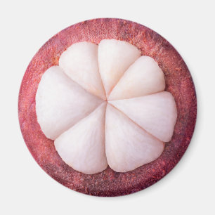 Slice of mangosteen magnet