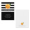 Slice of Orange Tangerine Logo Black White Stripes