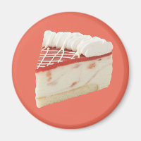 Slice of Strawberry Cheesecake