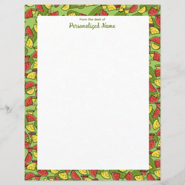 Slice of Sunshine Frame Unlined Paper Sheet (Front)
