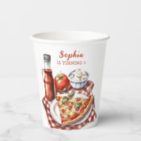 Slice Slice Baby Modern Pizza Birthday Party Paper