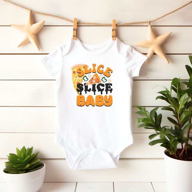 Slice Slice Baby Pizza Baby  Bodysuit (Creator Uploaded)