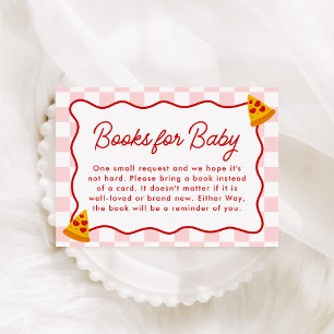 Slice Slice Baby Pizza Baby Shower Books for Baby Enclosure Card