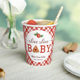 Slice Slice Baby Pizza Baby Shower Paper Cups – Fu