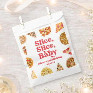 Slice, Slice, Baby! Pizza Birthday Party Favour Bags