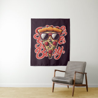 Slice, slice, baby. Pizza Tapestry