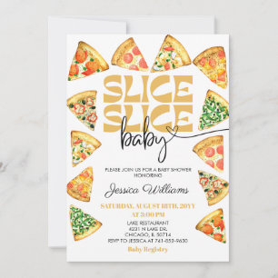 Slice Slice Baby Shower Invitation