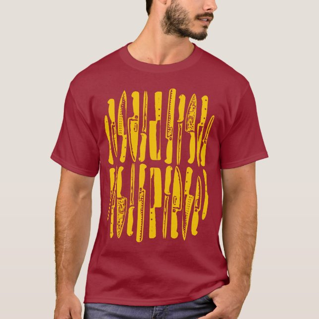 Sliced and Diced - Amber on Dark T-Shirt (Front)