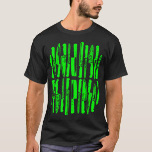 Sliced and Diced - Green on Dark T-Shirt