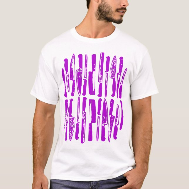 Sliced and Diced - Purple T-Shirt (Front)