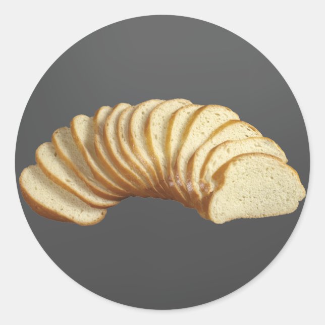 Sliced Bread Classic Round Sticker (Front)