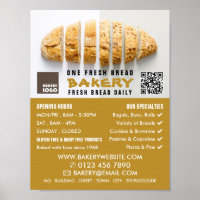 Sliced Bread Loaf, Bakers, Bakery Store Advert