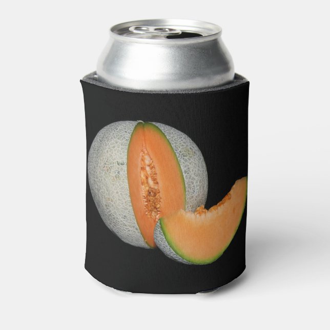 Sliced Cantaloupe Melon Can Cooler (Can Back)