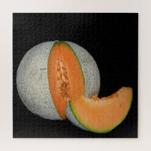 Sliced Cantaloupe Melon Jigsaw Puzzle