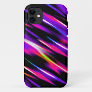 Sliced Neon Striped Animal Print Multicolored Hot Case-Mate iPhone Case