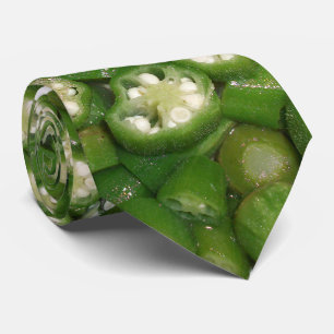 Sliced Okra Tie