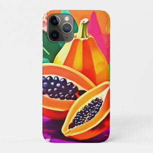 Sliced Papaya Pop Art Case-Mate iPhone Case