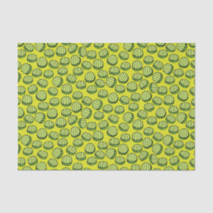 Sliced Pickles Pattern Tissue Paper