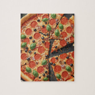sliced pizza  jigsaw puzzle