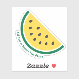 Sliced Yellow Watermelon