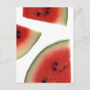 Slices of Watermelon Postcard