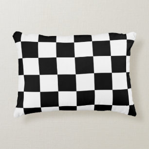 Slick Chequered Decorative Cushion