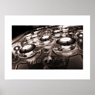 Slick Chick Tracers pinball poster