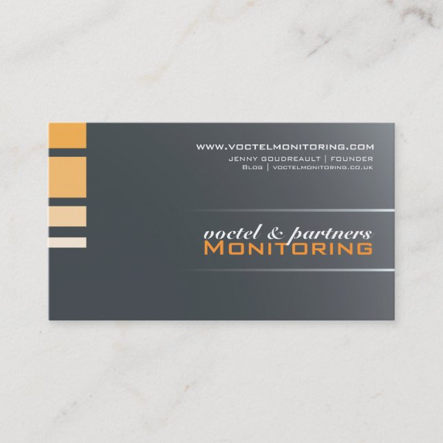 Slick Corporate Business Card (Front)