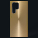Slick Faux Gold Metallic Stainless Steel Look Samsung Galaxy Case<br><div class="desc">Elegant slick faux gold metallic stainless steel look.</div>