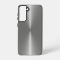 Slick Faux Metallic Silver Stainless Steel Look