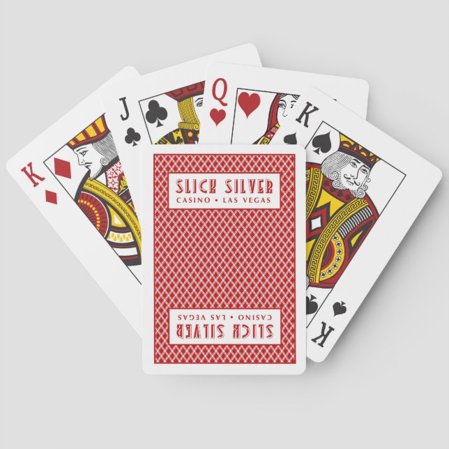 Slick Silver Casino Cards (Back)