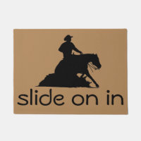 Slide On In Reining Horse and Western Cowboy