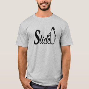 Slide Penguin Spirit Animal design T-Shirt