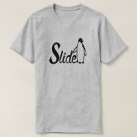 Slide Penguin Spirit Animal design T-Shirt