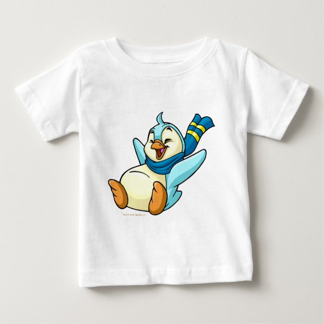 Sliding blue Bruce Baby T-Shirt (Front)