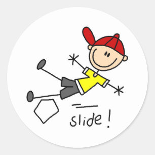 Sliding Into Base Sticker