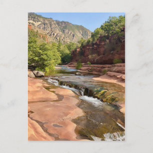 Sliding Rock State Park AZ Postcard