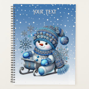 Sliding Snowman Christmas Holiday Planner