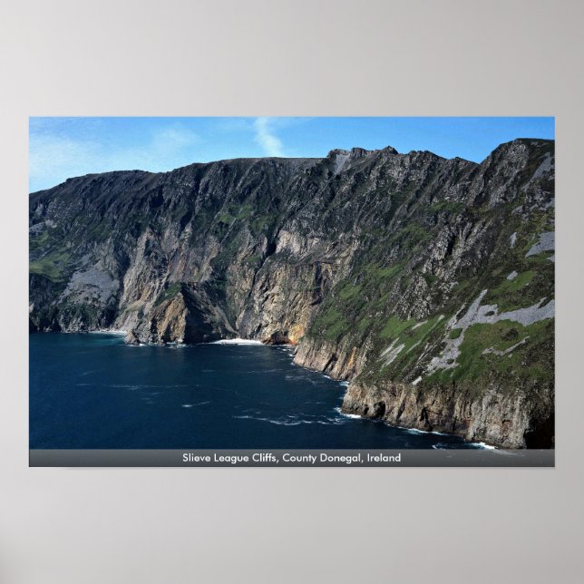 Slieve League Cliffs, County Donegal, Ireland Poster (Front)