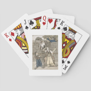 Slight of Hand by a Monkey or the Lady's Head Unlo Playing Cards