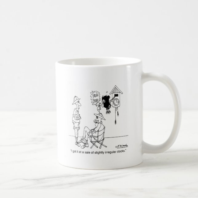 Slightly Irregular Cuckoo Clock Coffee Mug (Right)
