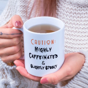 Slightly Spooky White Halloween Coffee Mug